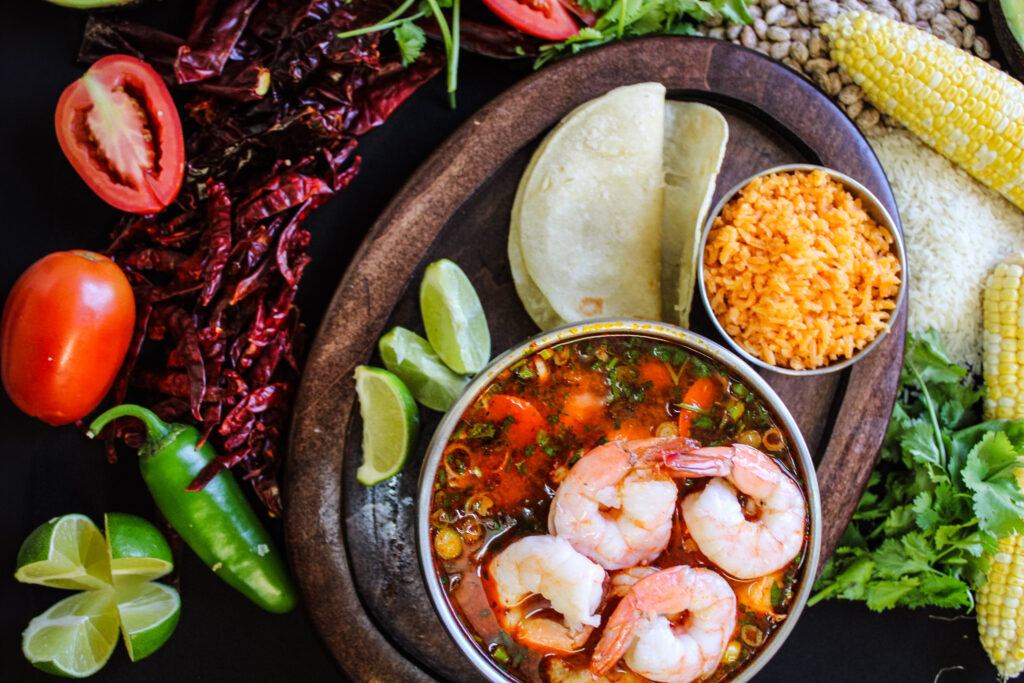Caldo de camarones
