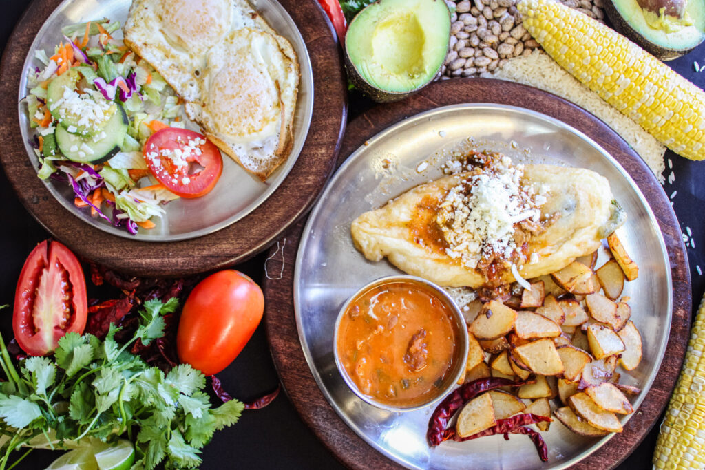 Chile Relleno Con Huevos