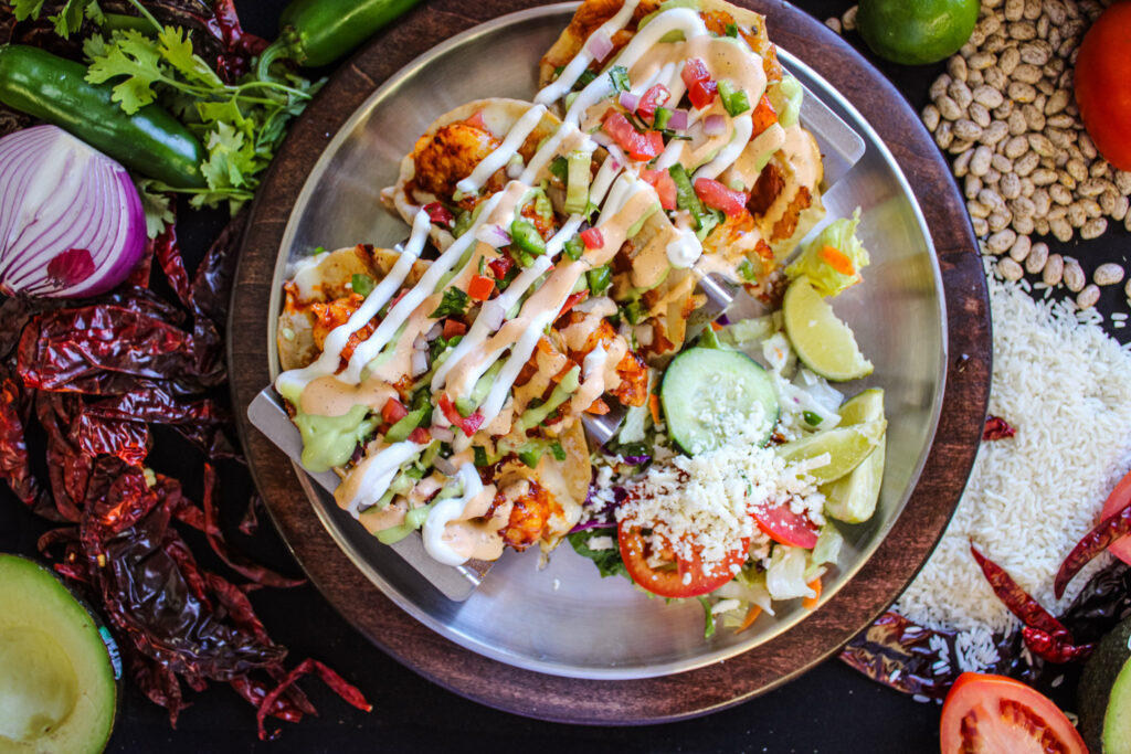 Shrimp quesadillas